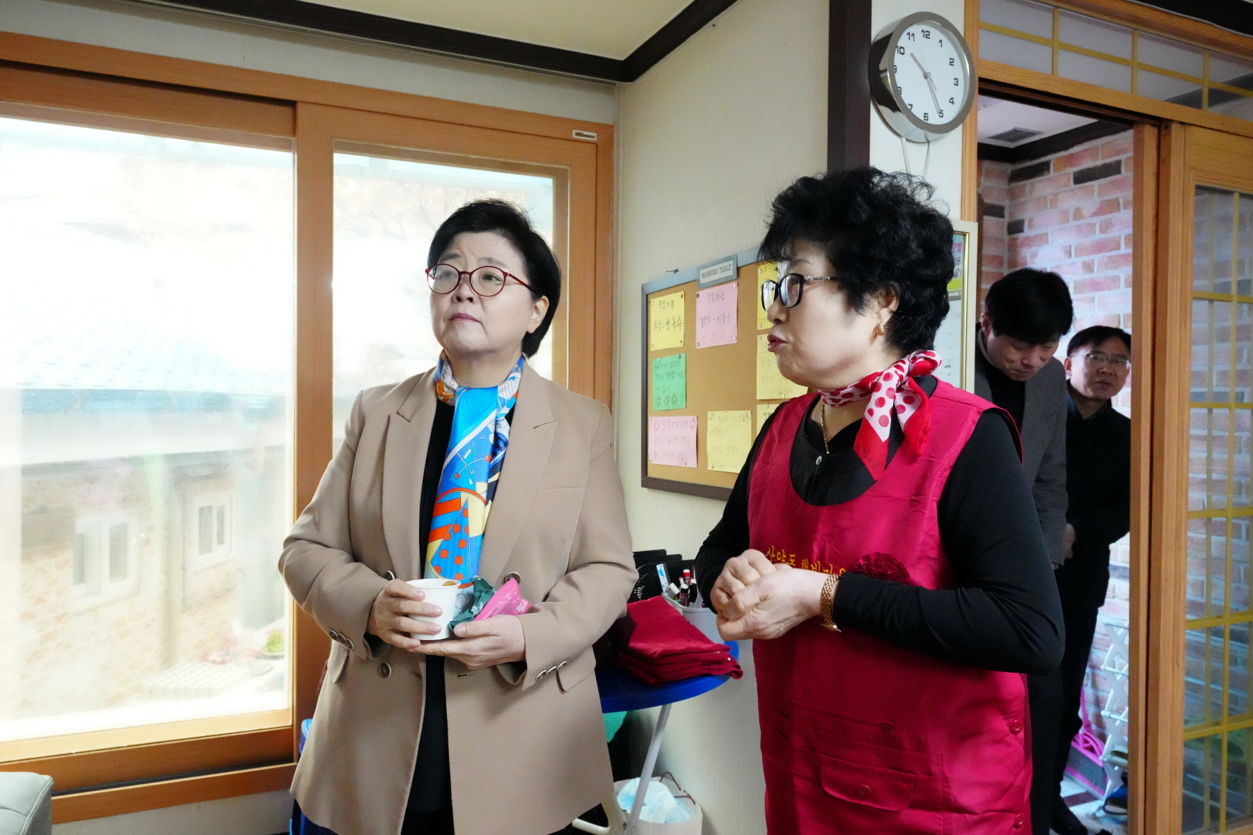 서울 효정학교 학부모 쉼터 개소식