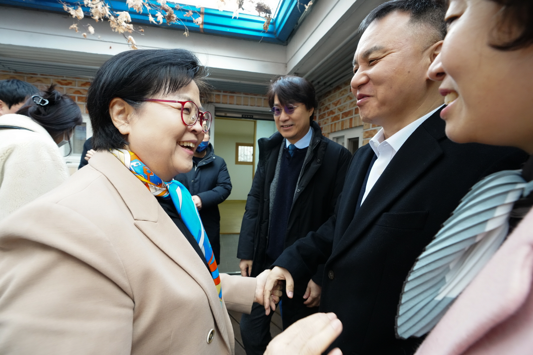 서울 효정학교 학부모 쉼터 개소식