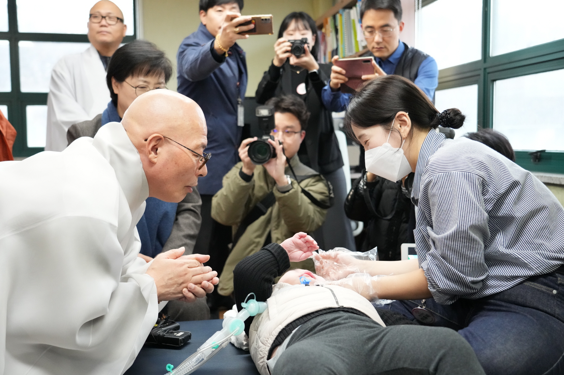 조계종 사회복지재단 난치병 어린이 치료비 전달식 