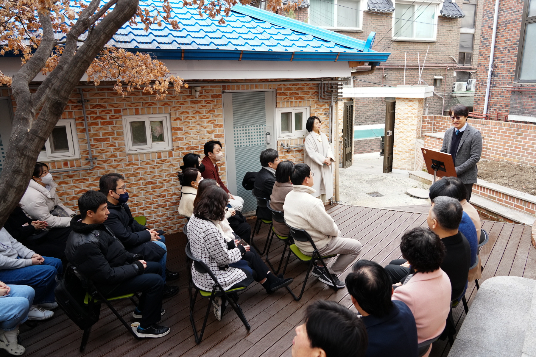 서울 효정학교 학부모 쉼터 개소식