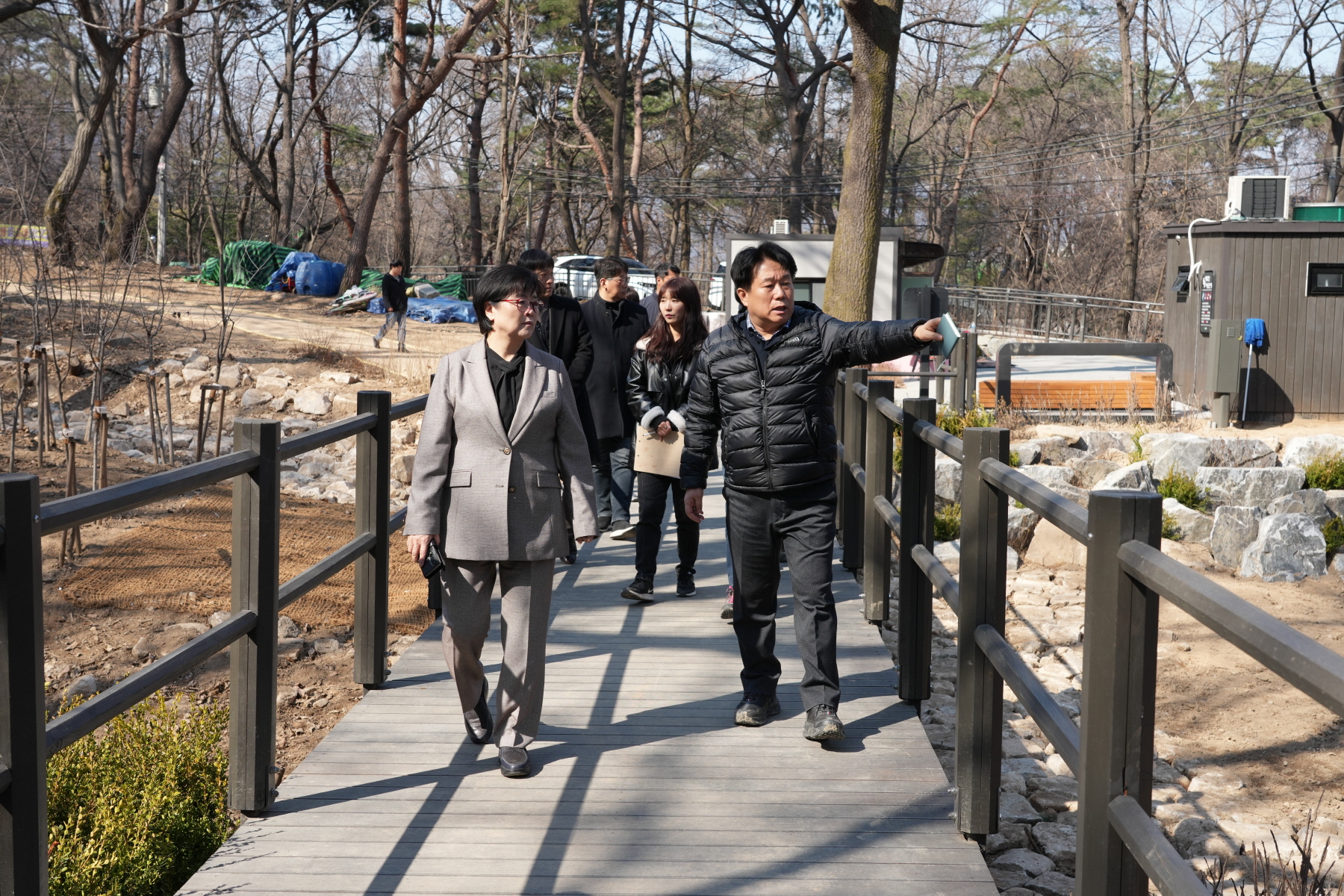 북한산 체험형 숲속쉼터 개장 전 현장방문