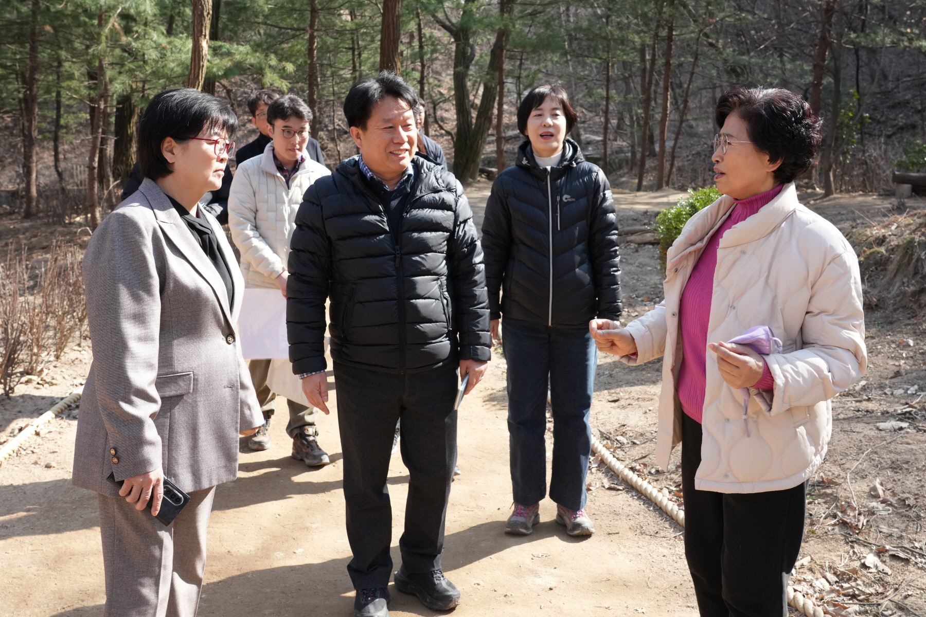 북한산 체험형 숲속쉼터 개장 전 현장방문