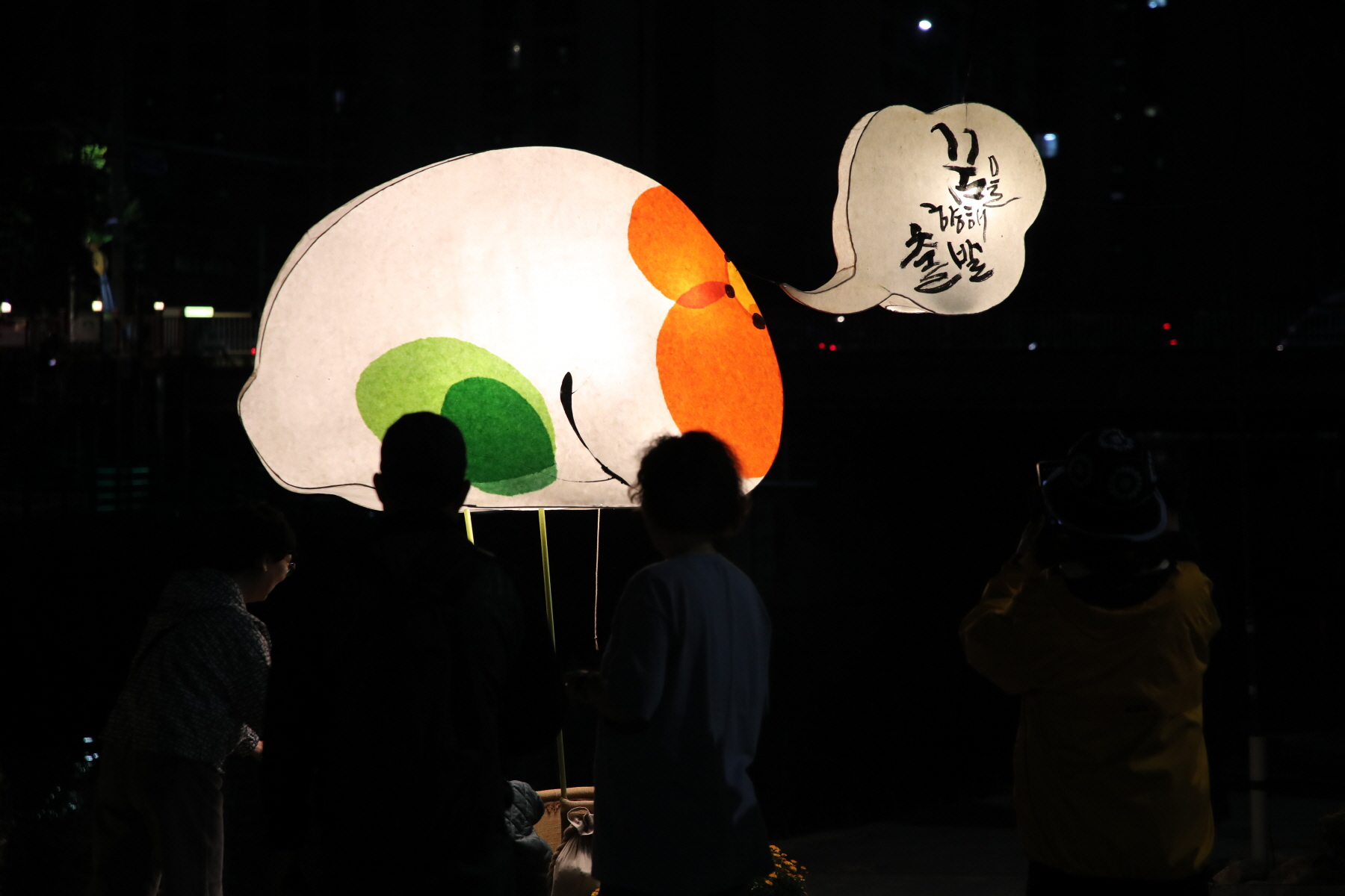 우이천 꿈꾸는 물고기 점등식