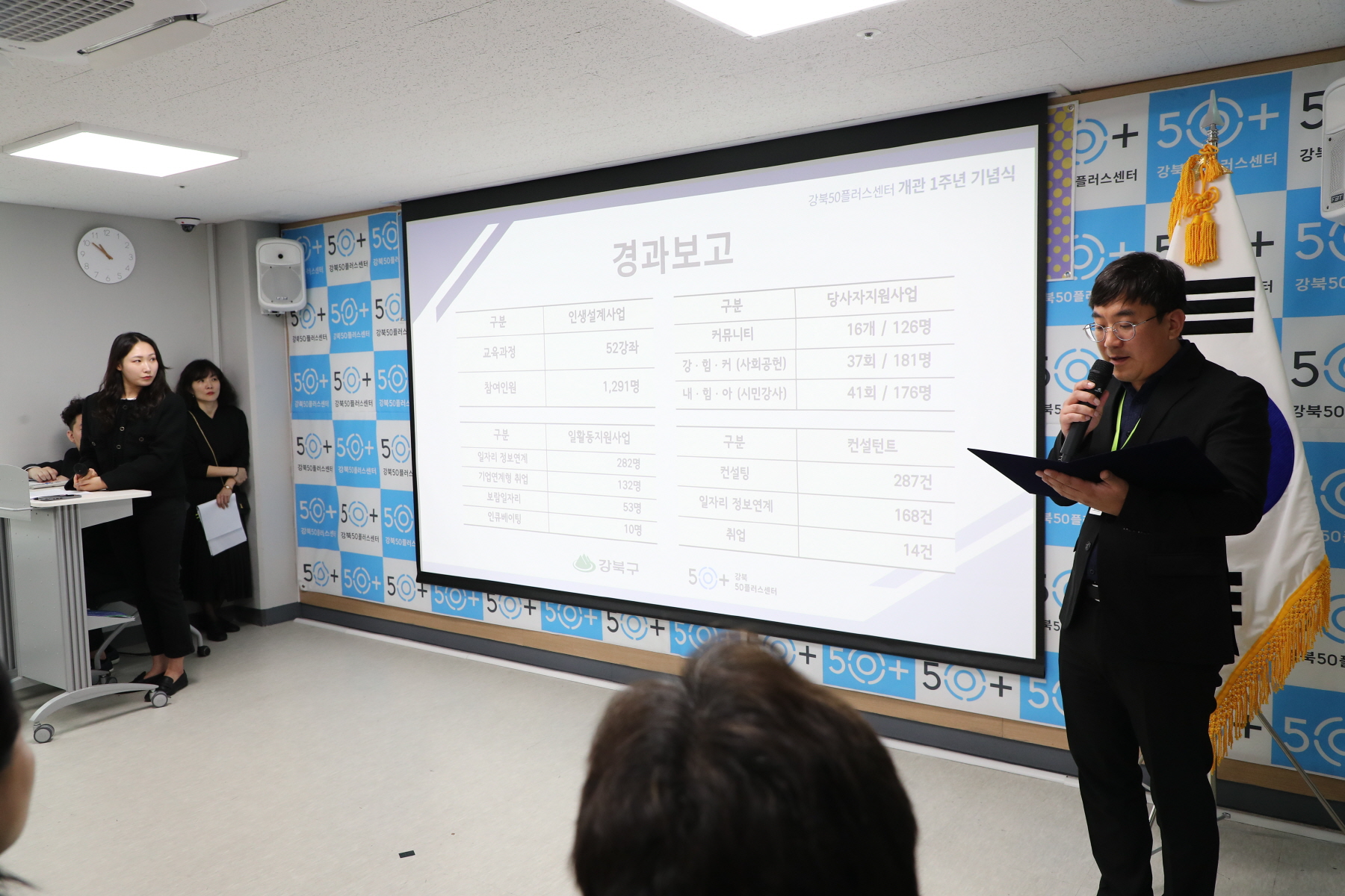 강북오십플러스센터 개관 1주년 행사