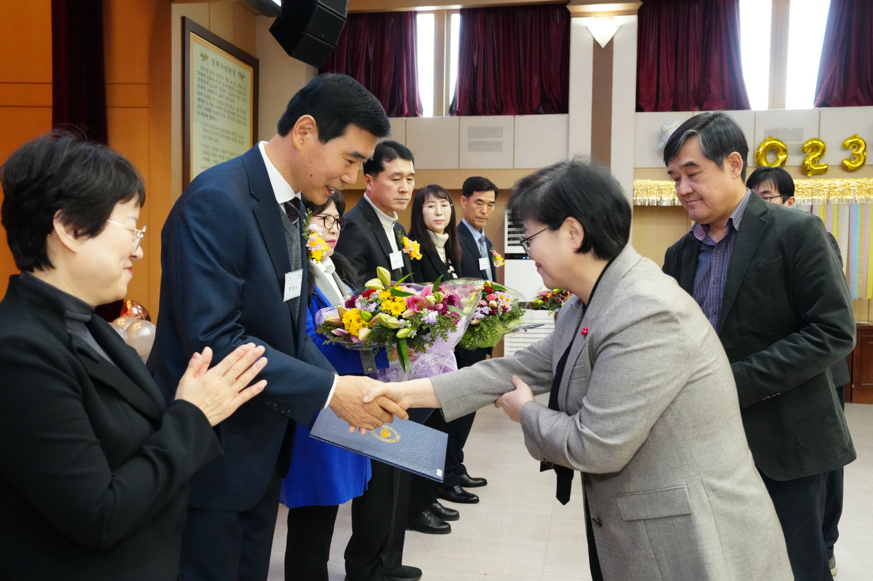 환경공무관 퇴임식 