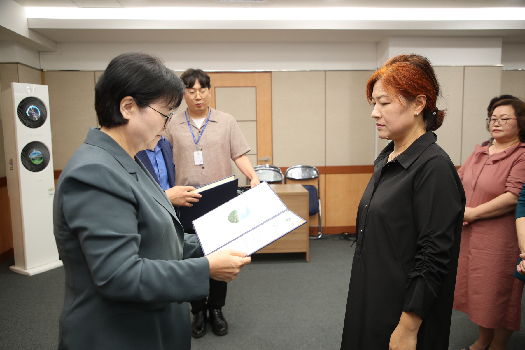 양성평등주간 기념 유공자 표창장 수여식
