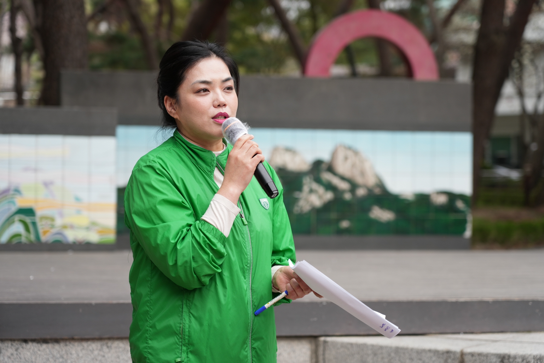 새마을회 둘레길 줍깅