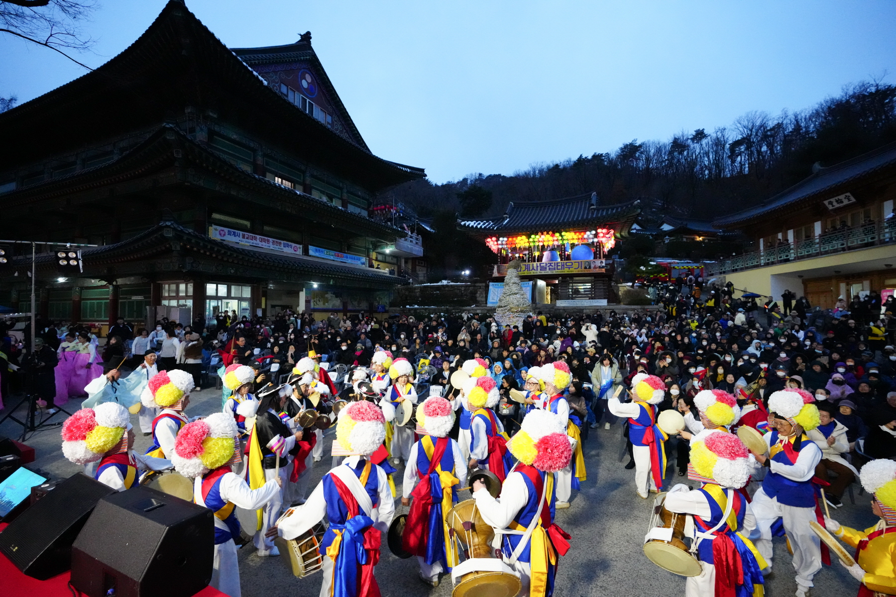 화계사 달집 태우기