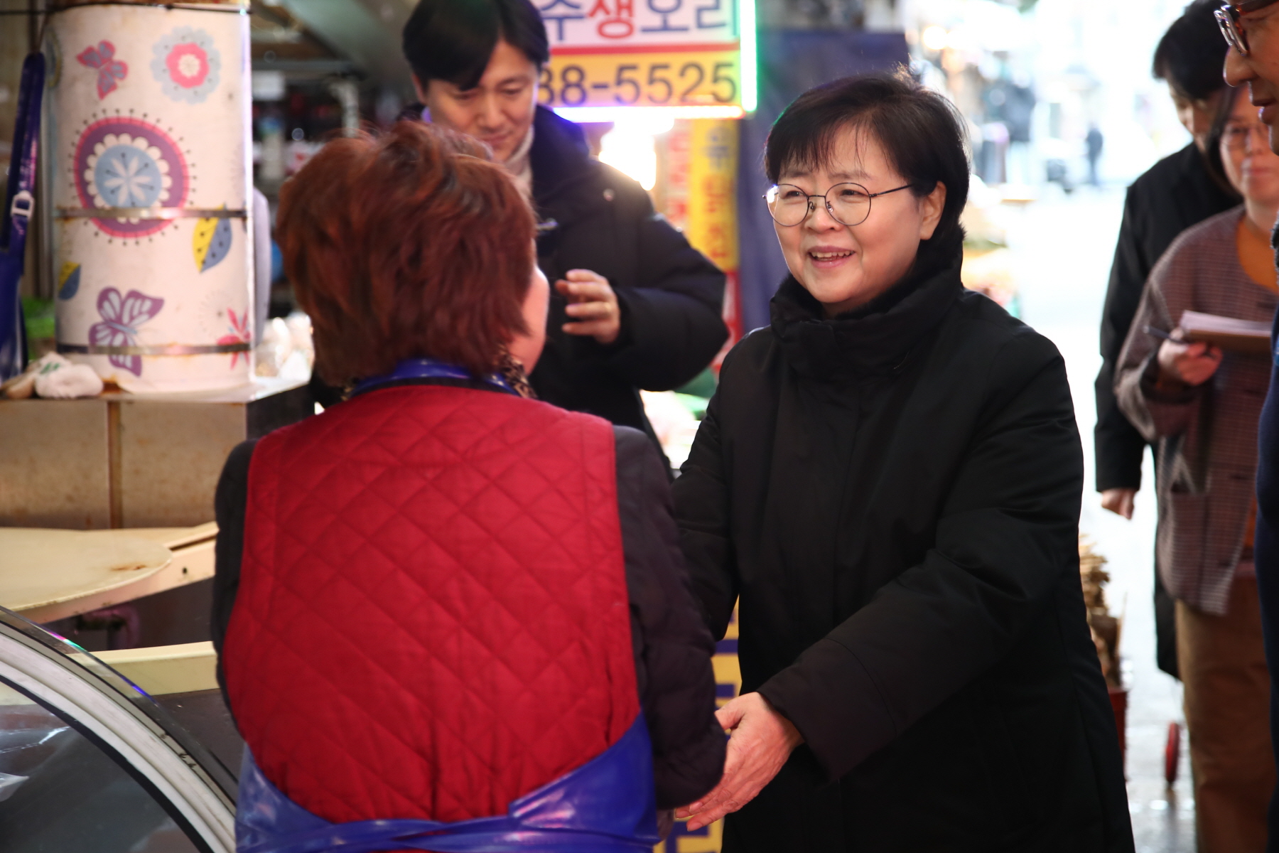 2024년 설 명절 구청장 전통시장 순회 (수유프라자, 수유전통시장)