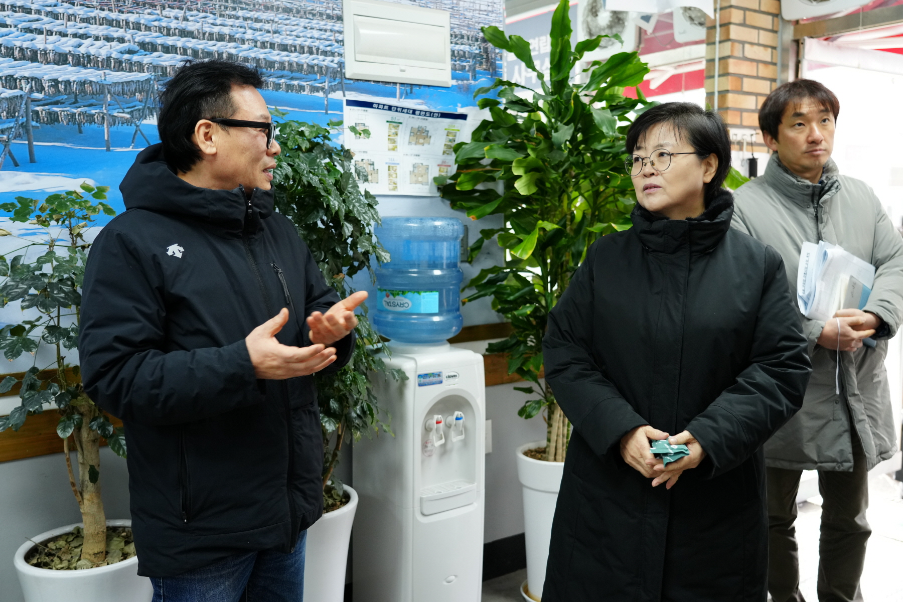 2024년 설 명절 구청장 전통시장 순회 (삼양시장, 솔샘시장)