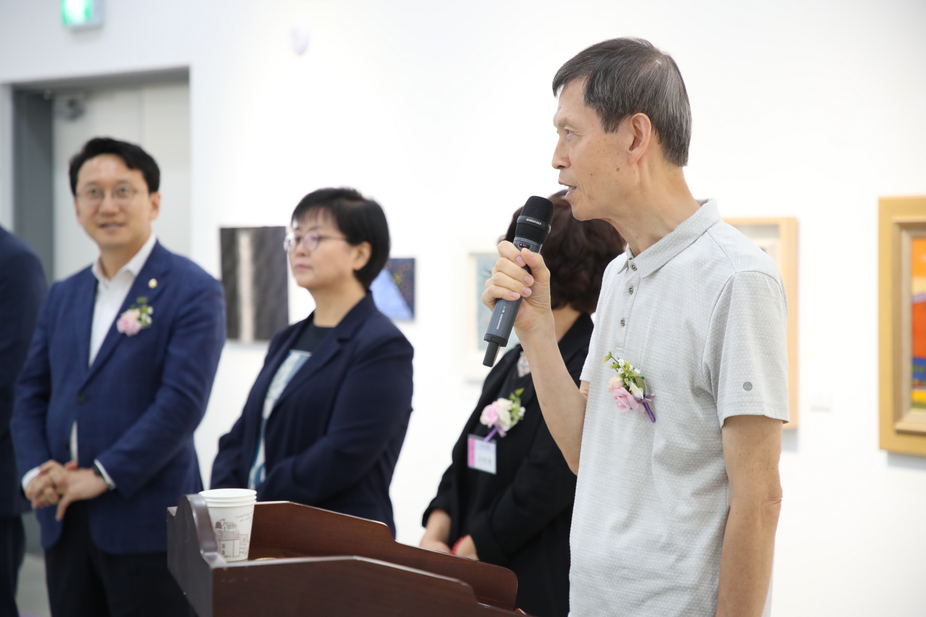 제27회 강북구미술협회전 개막식