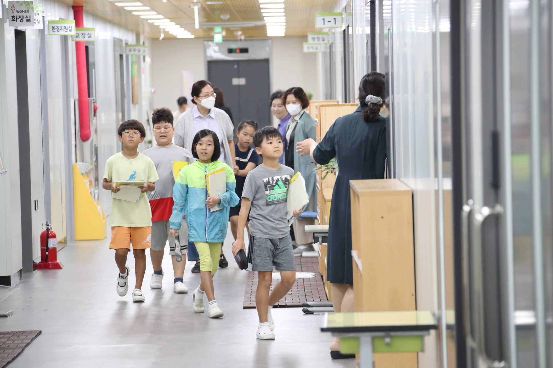 유현초등학교 모듈러 개관 행사