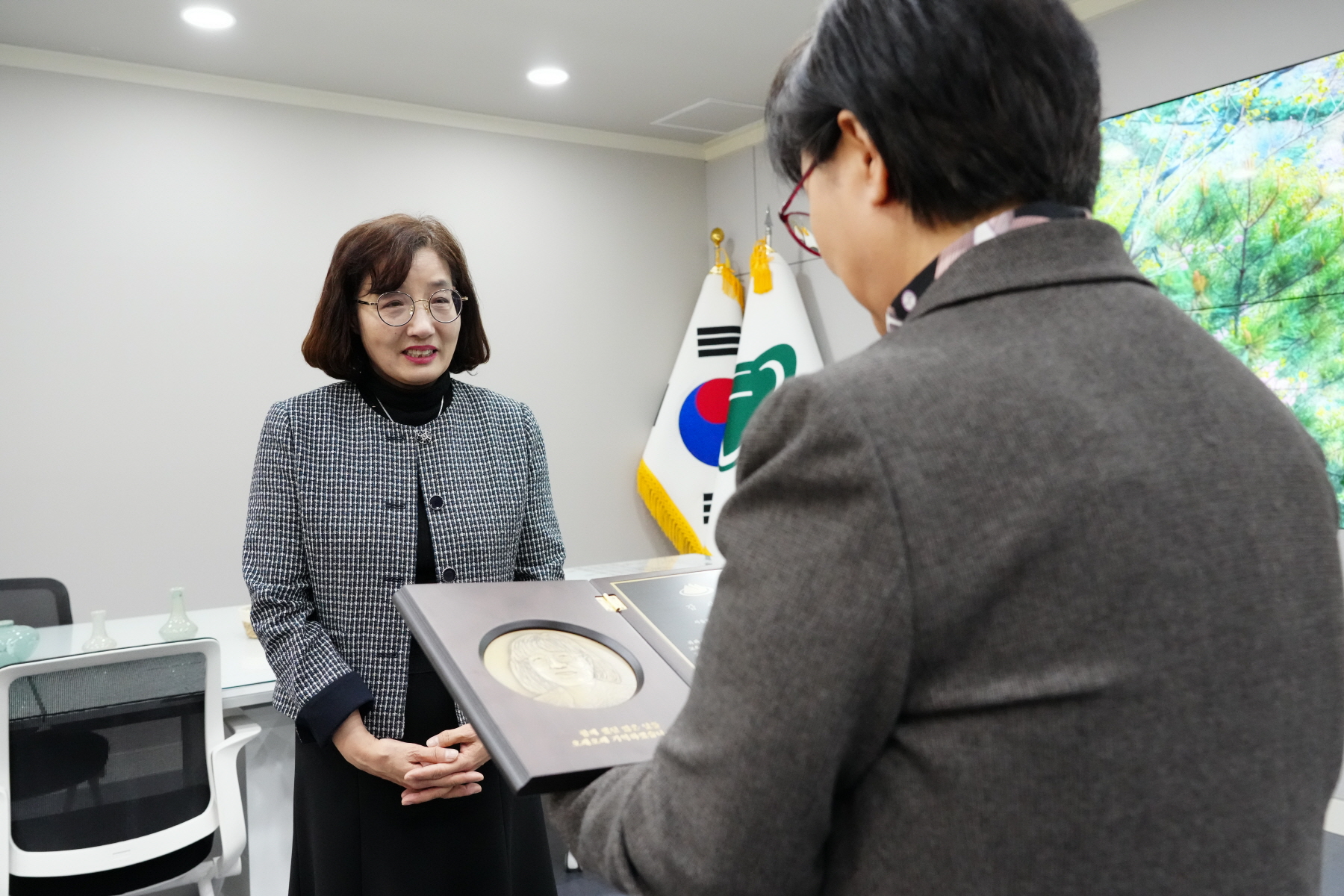 성북강북교육지원청 교육장 감사패 전달식