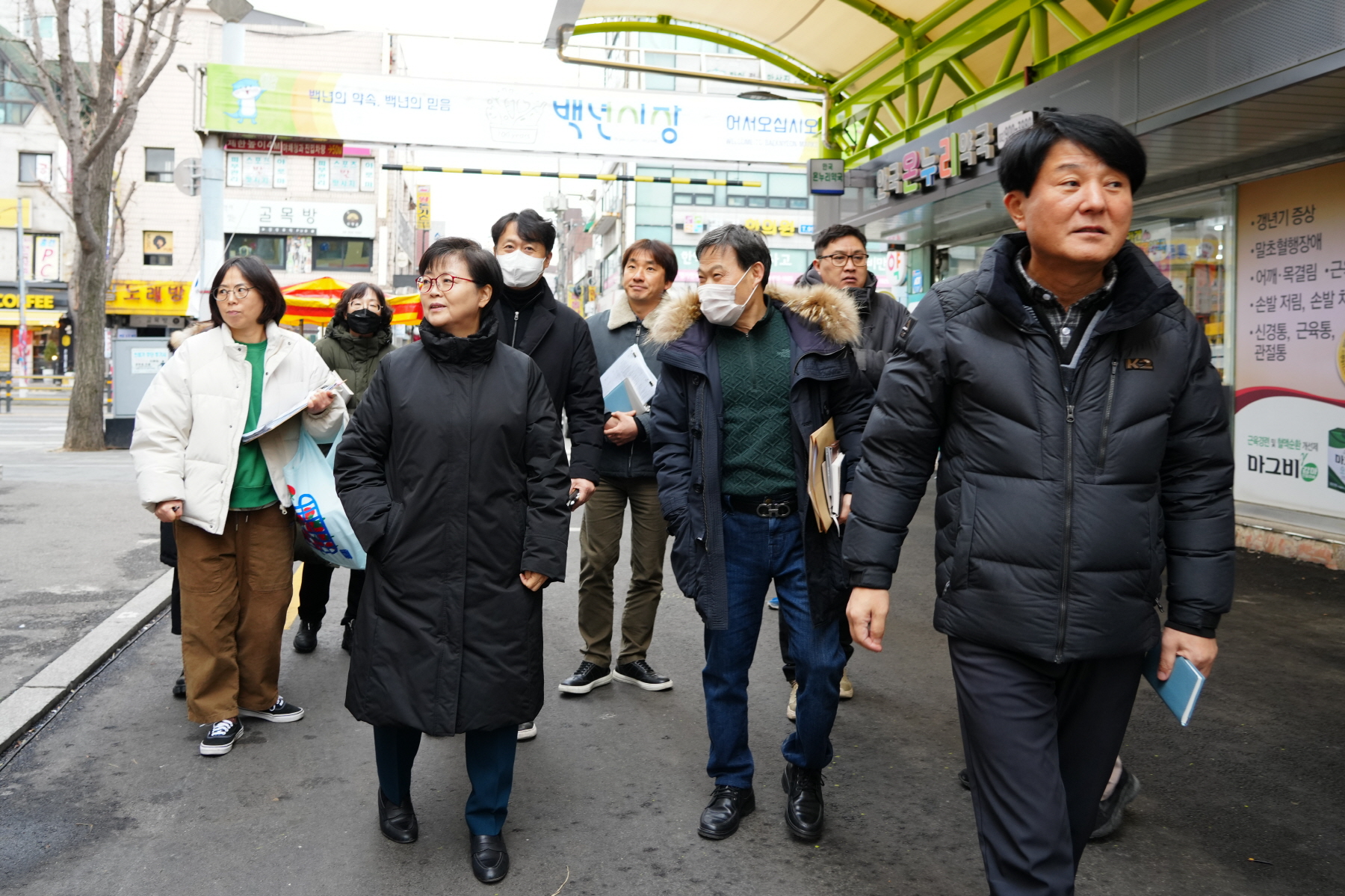 2024년 설 명절 구청장 전통시장 순회 (백년시장, 수유중앙시장)