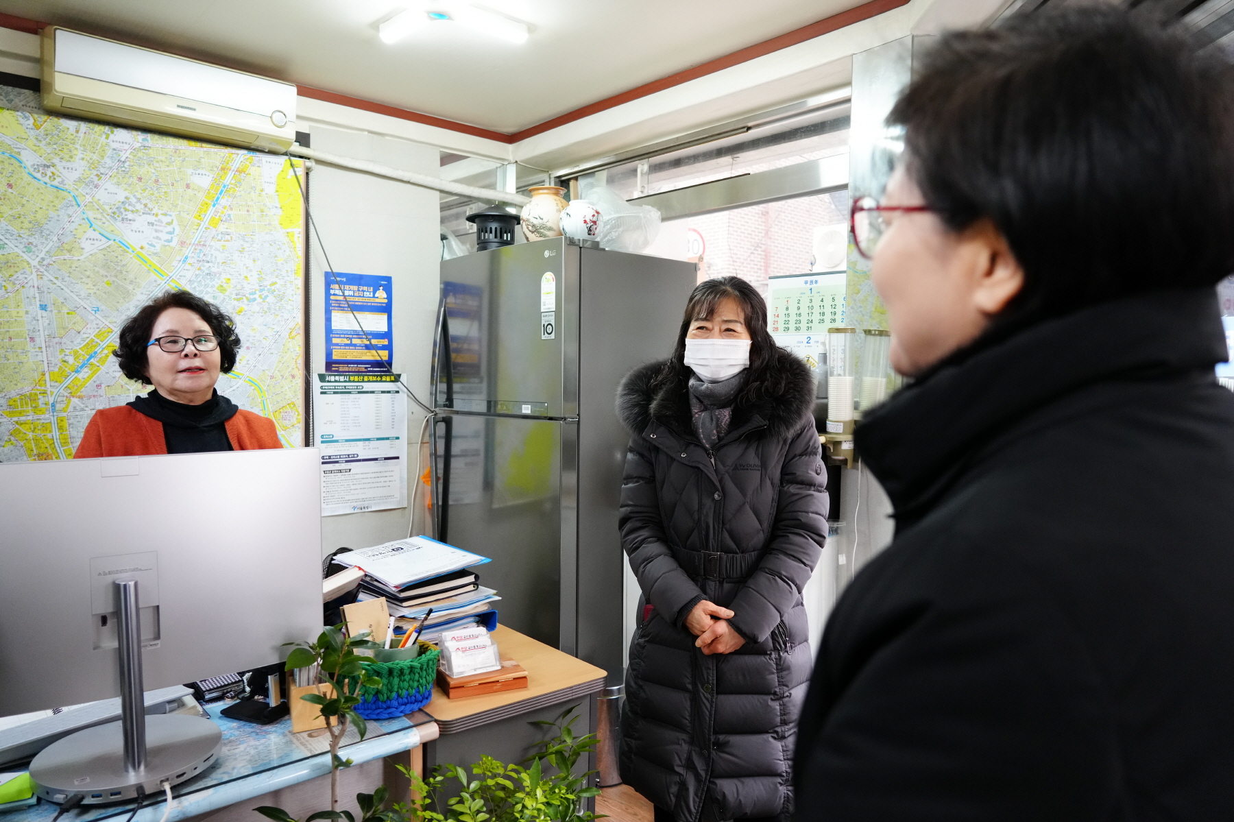2024년 설 명절 구청장 전통시장 순회 (백년시장, 수유중앙시장)