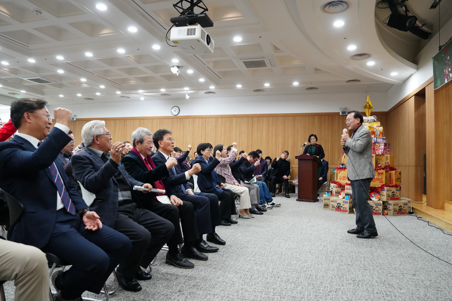 강북문화원 개원 27주년 기념행사 - 사랑의 라면트리