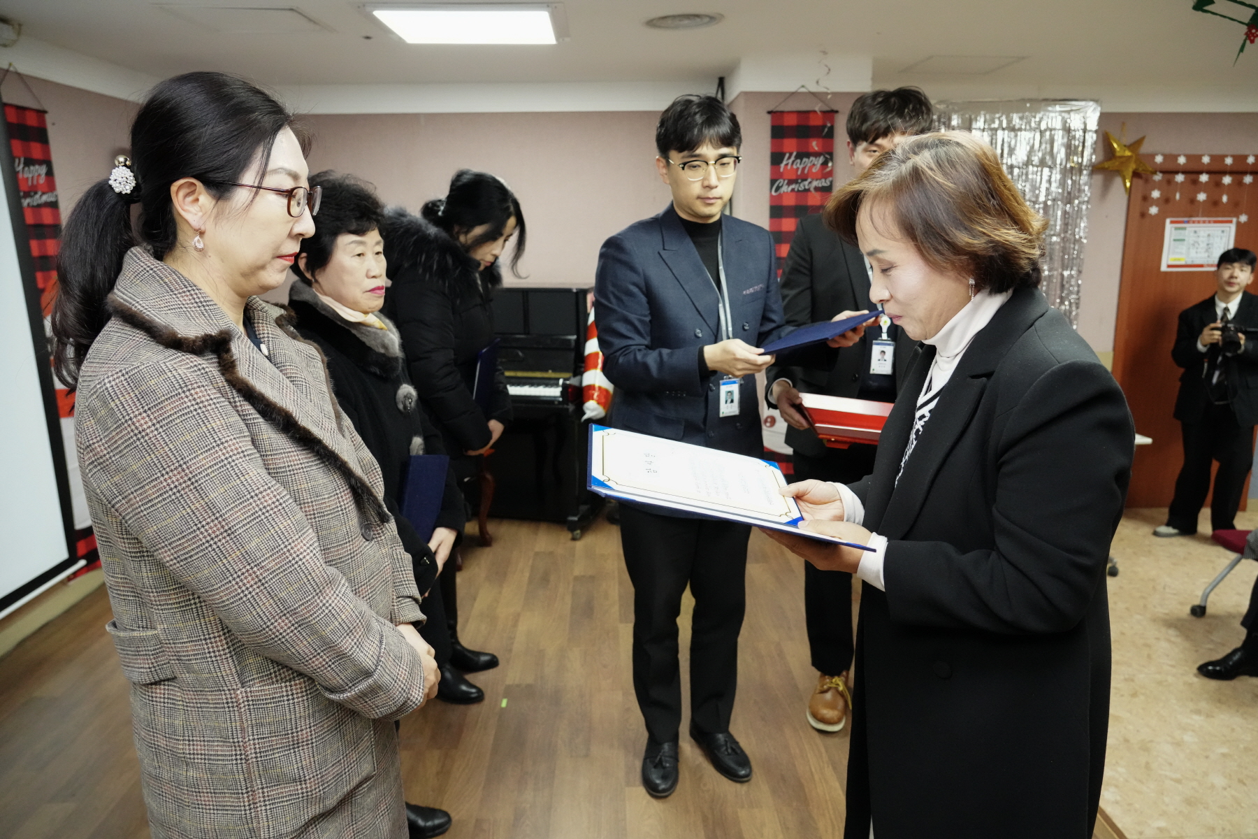 번동 3단지 종합사회 복지관 송년회