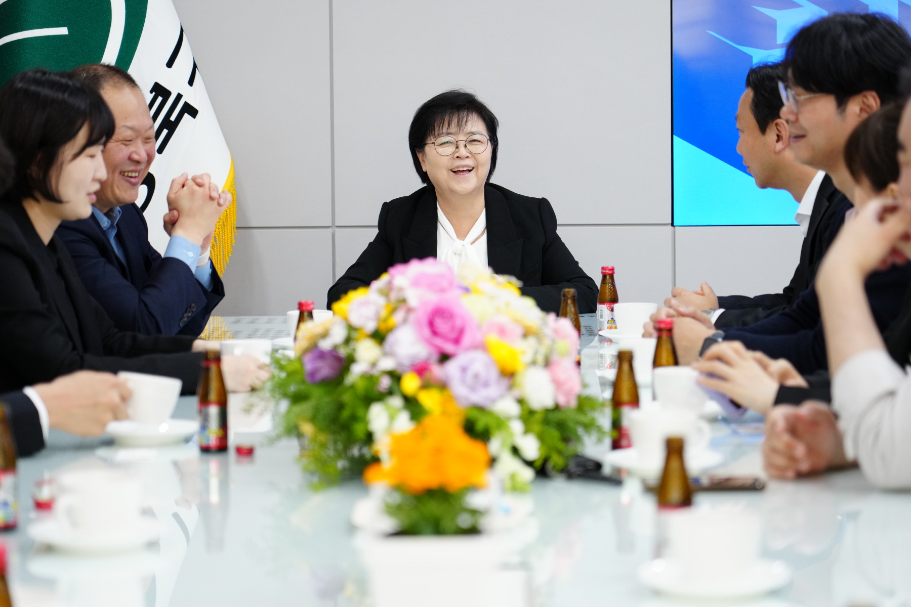 민주당 서울시당 임원진 방문