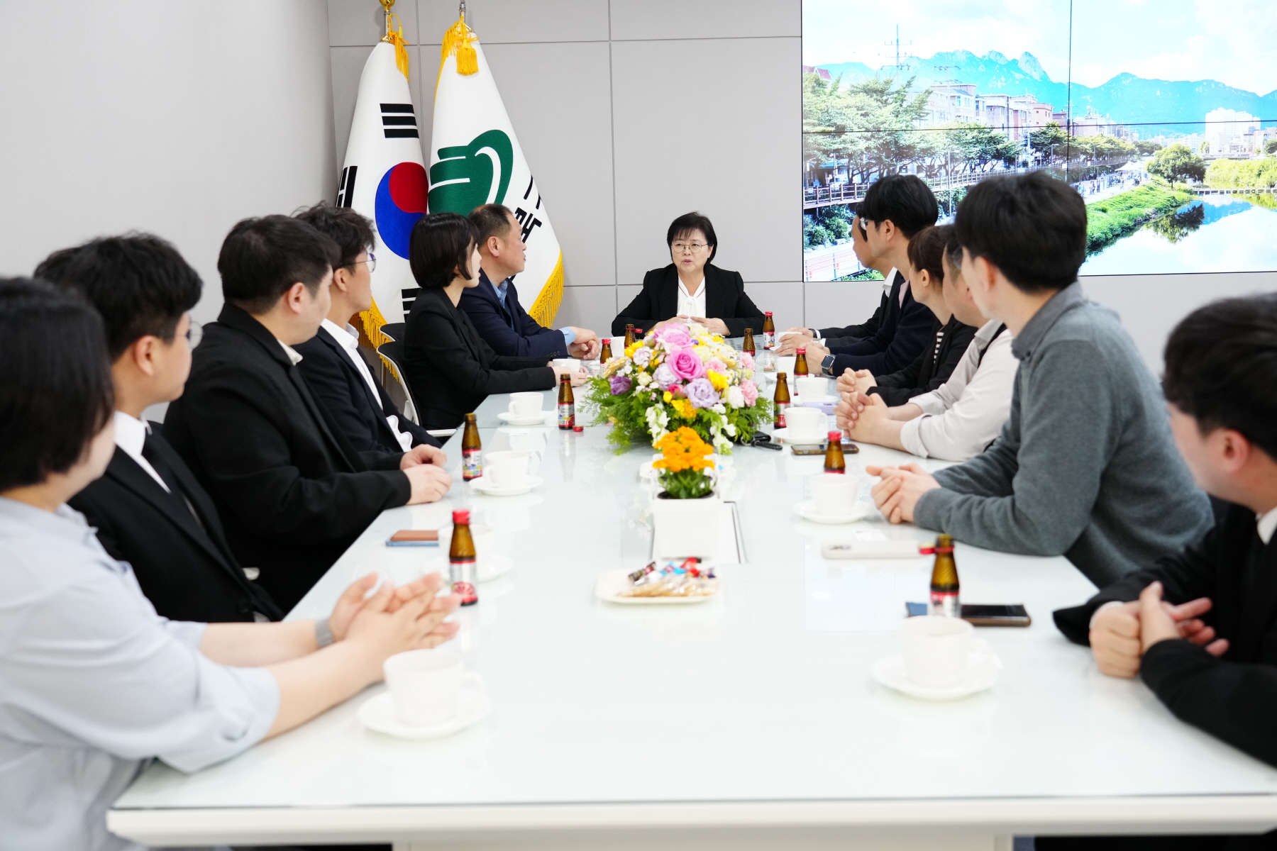 민주당 서울시당 임원진 방문