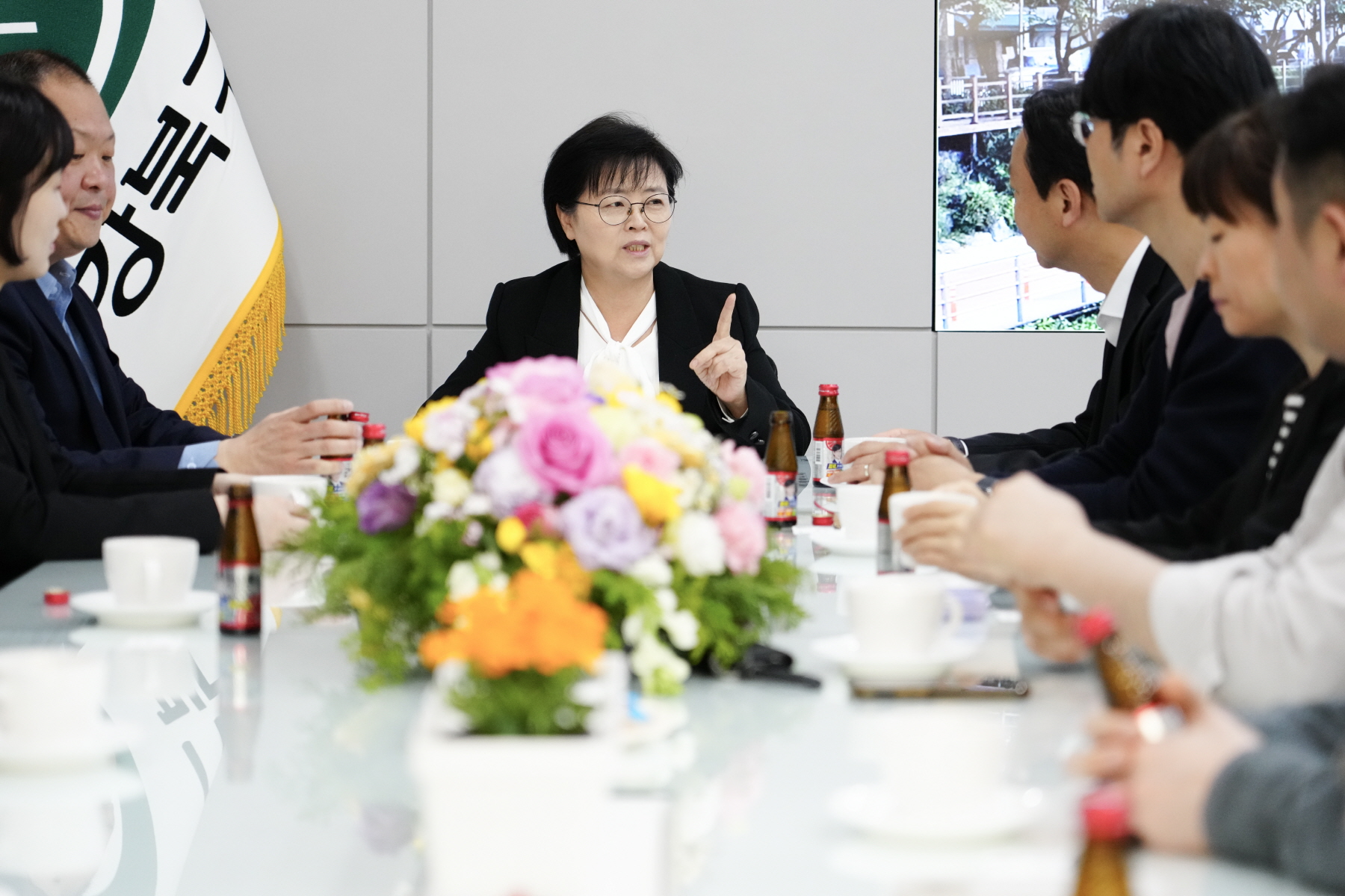 민주당 서울시당 임원진 방문