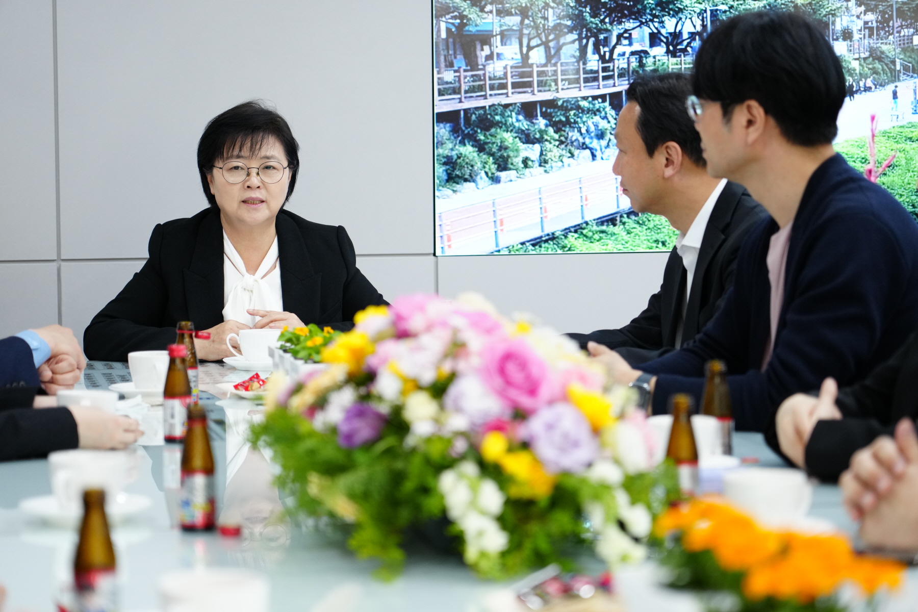 민주당 서울시당 임원진 방문