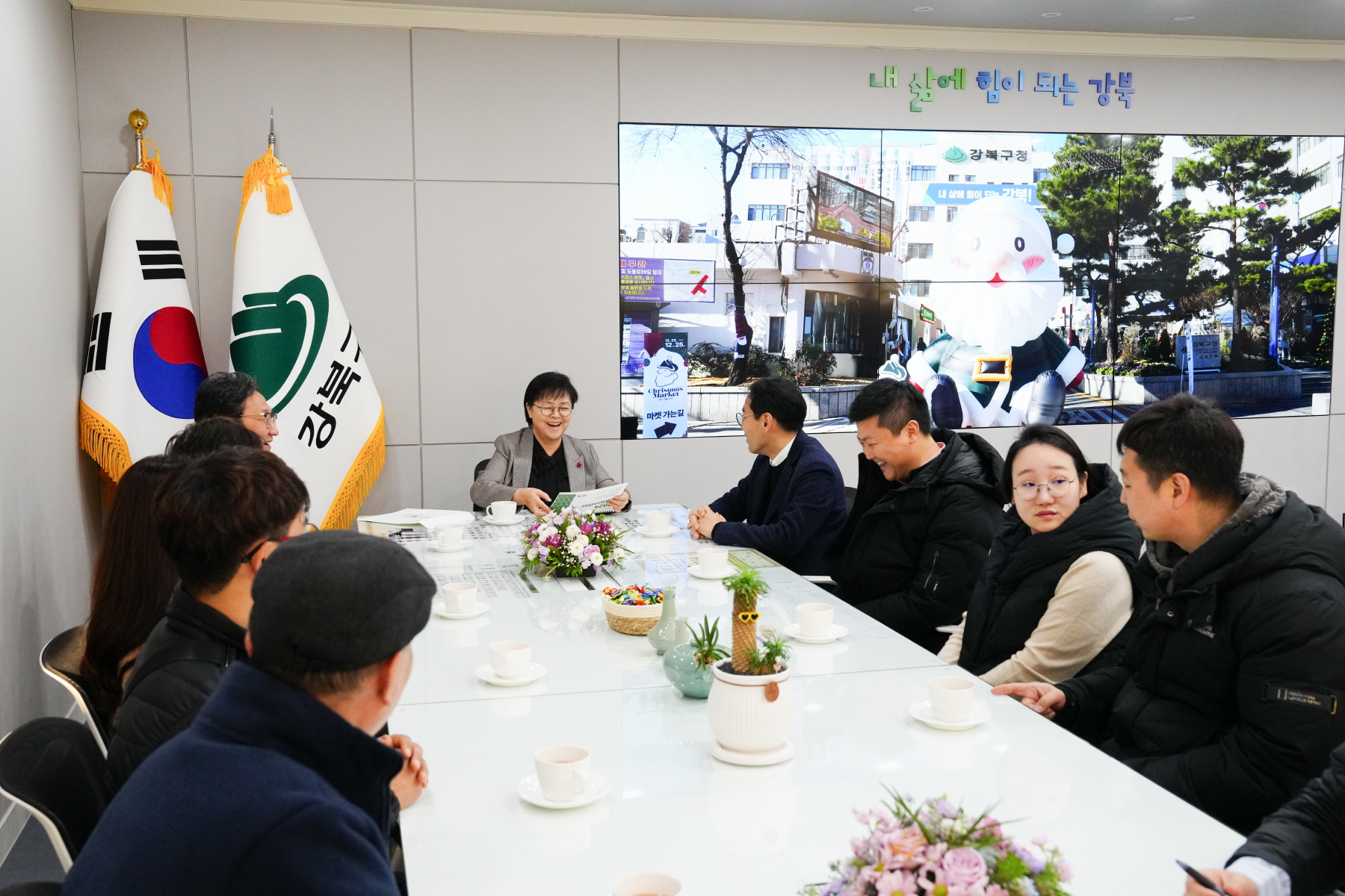 기부물품 전달식 (수유전통시장, 수유시장, 놀장)