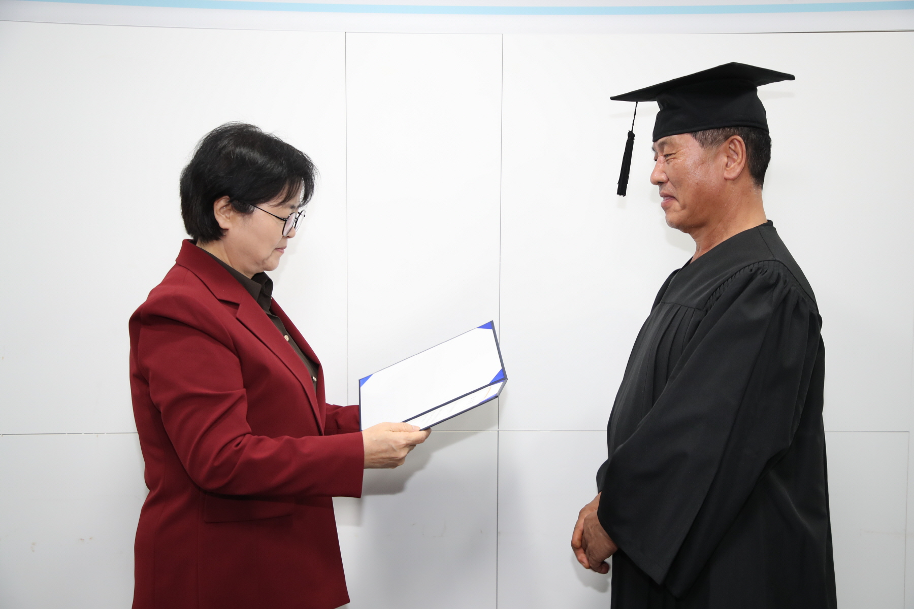장미원골목시장 상인대학 수료식