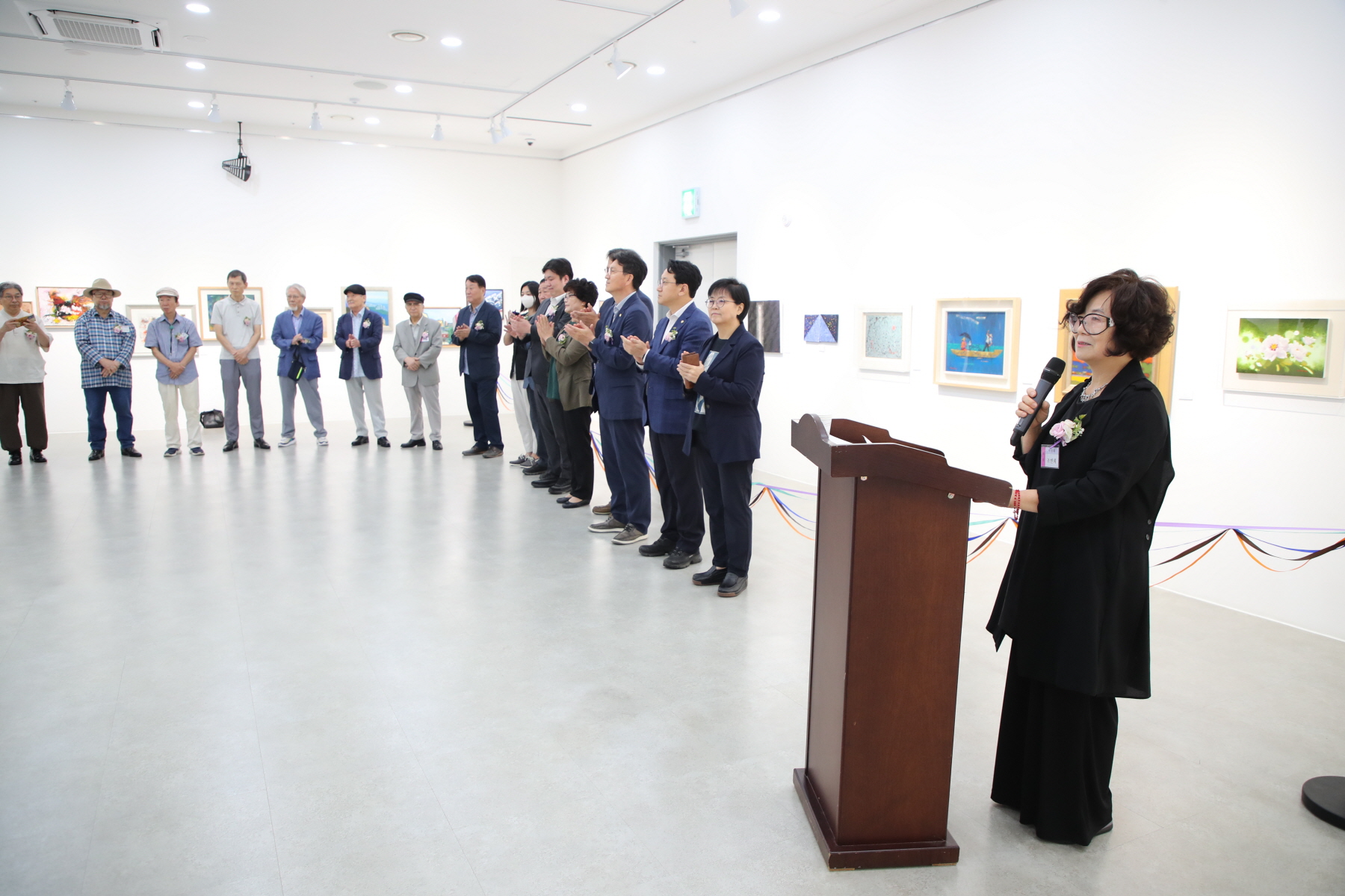 제27회 강북구미술협회전 개막식
