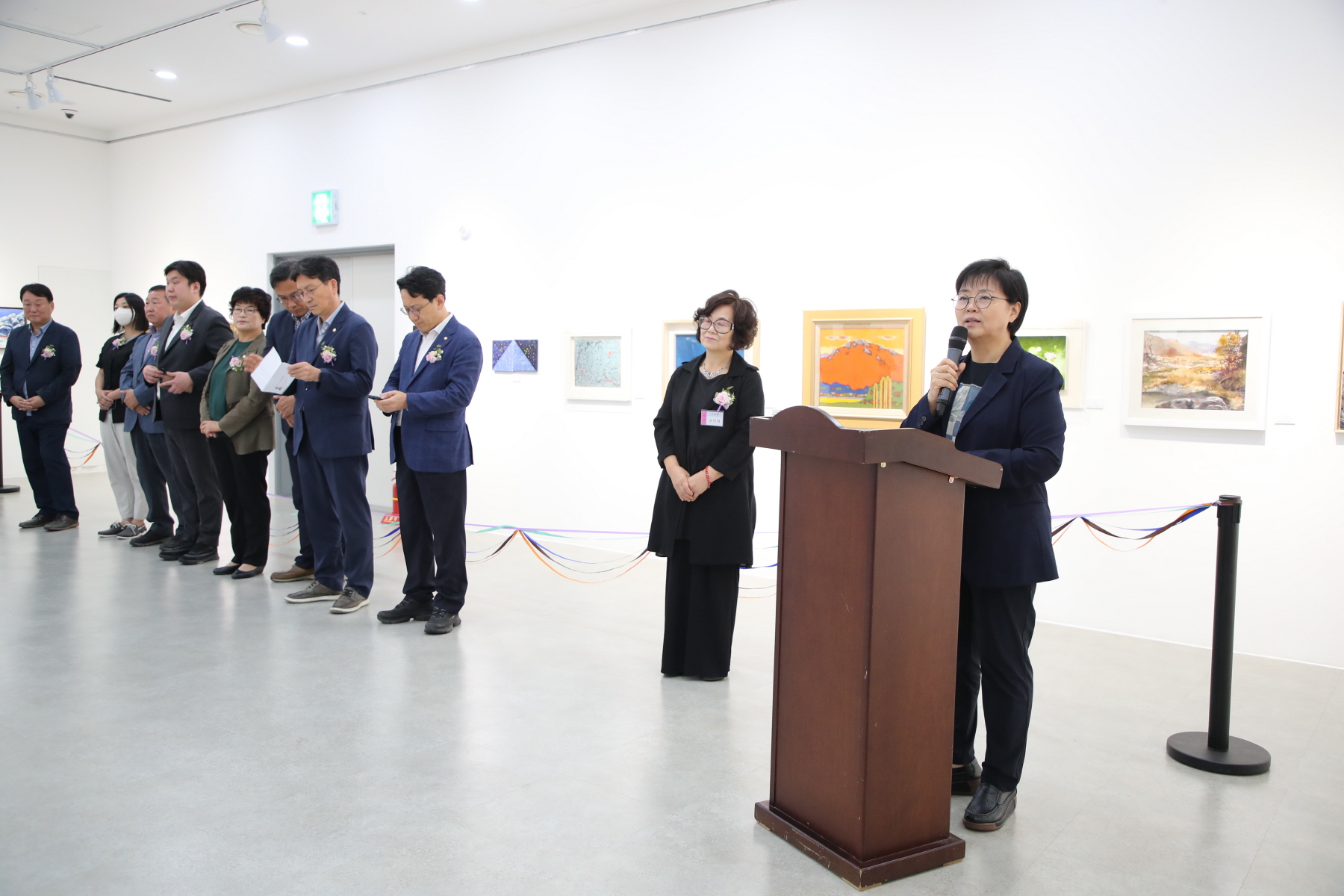 제27회 강북구미술협회전 개막식