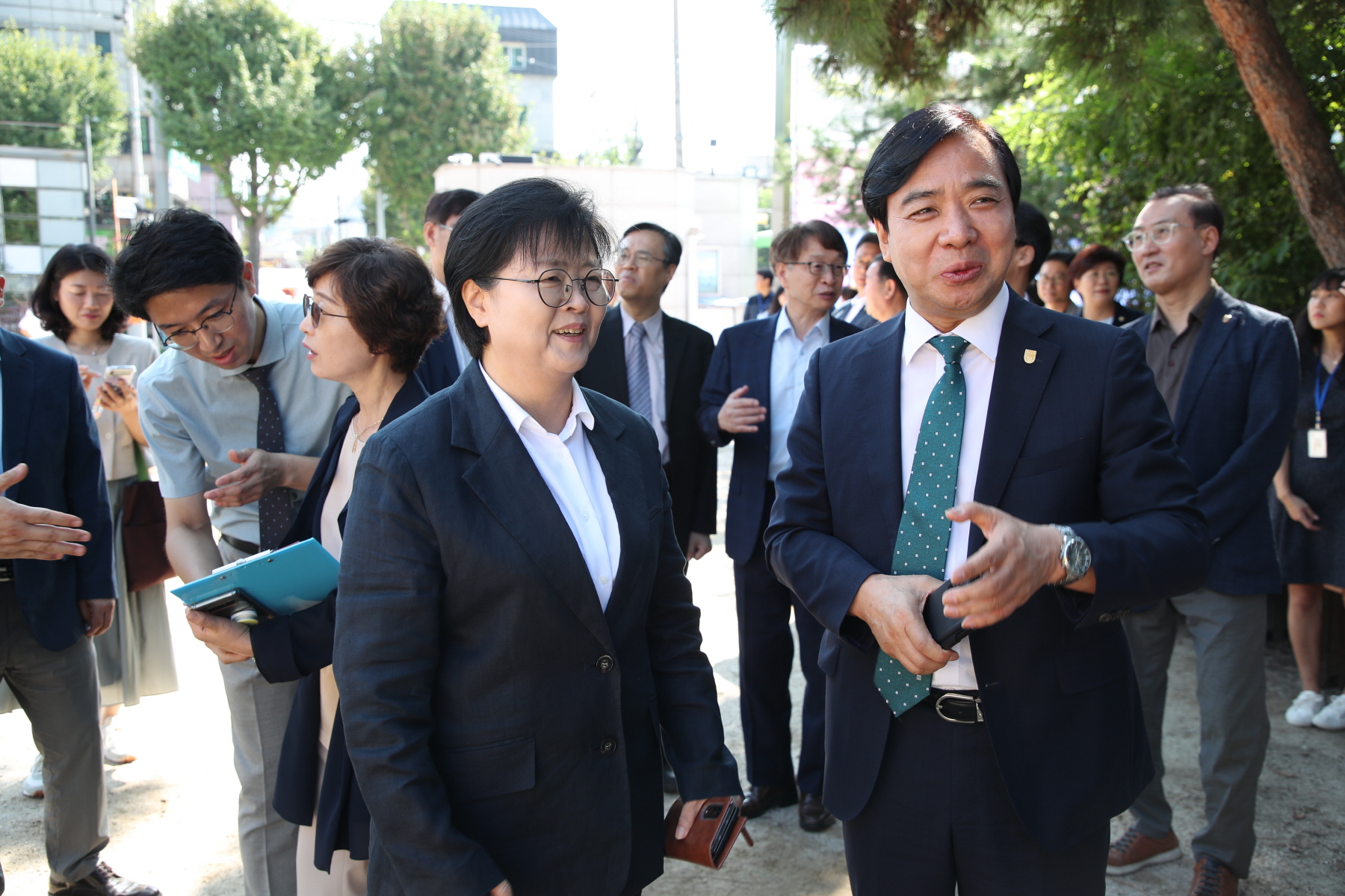 유현초등학교 모듈러 개관 행사