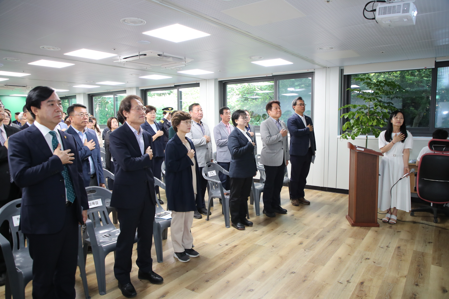 유현초등학교 모듈러 개관 행사