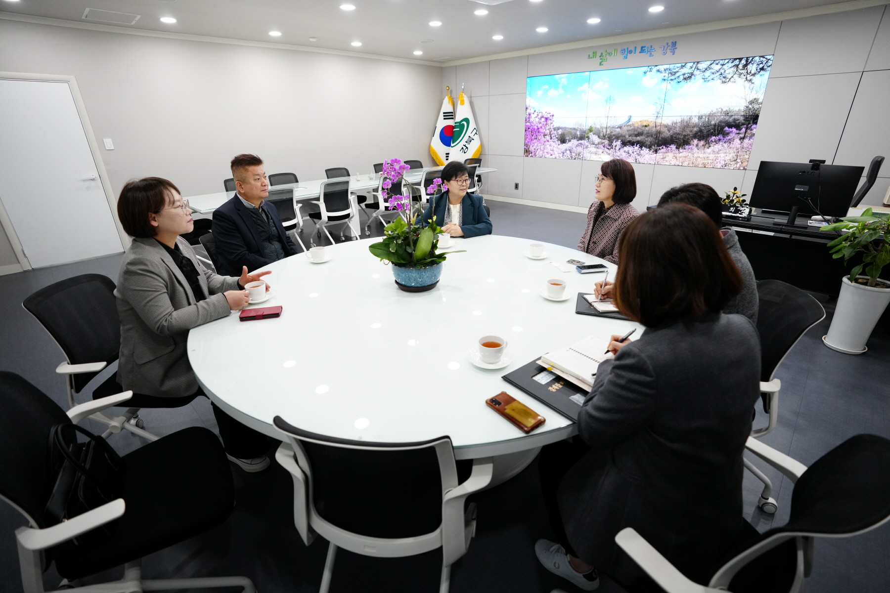 성북강북교육지원청 교육장 부임 인사