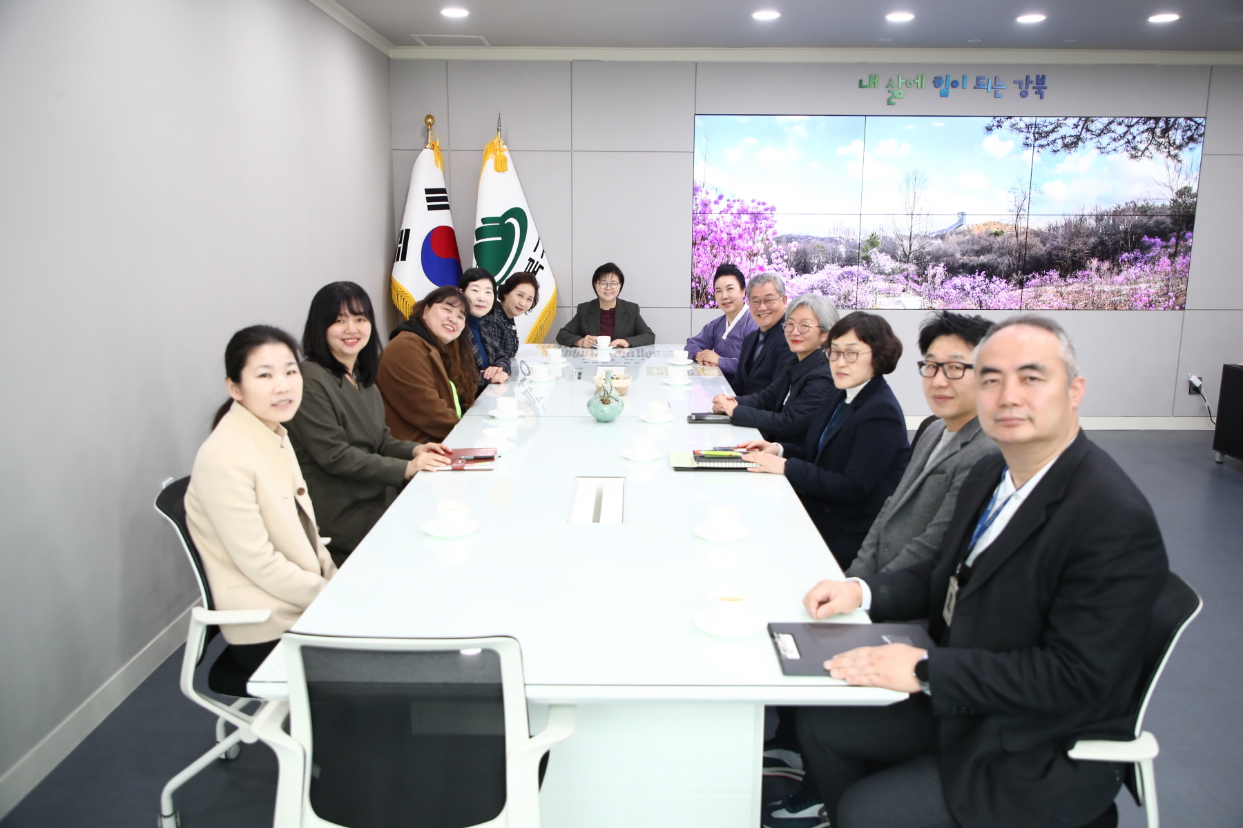 강북문화재단 이사장 임명장 수여식