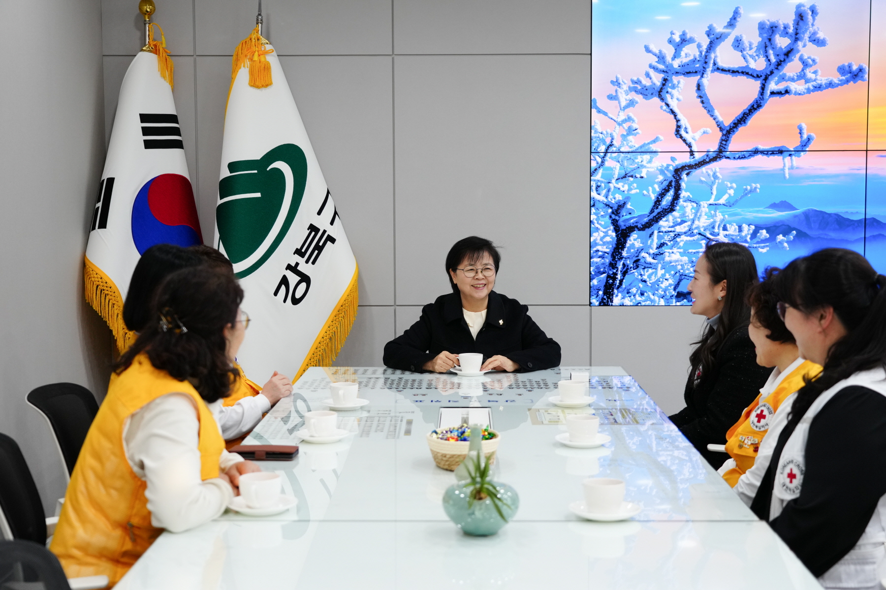 적십자 특별회비 전달식 및 기부물품 전달식 