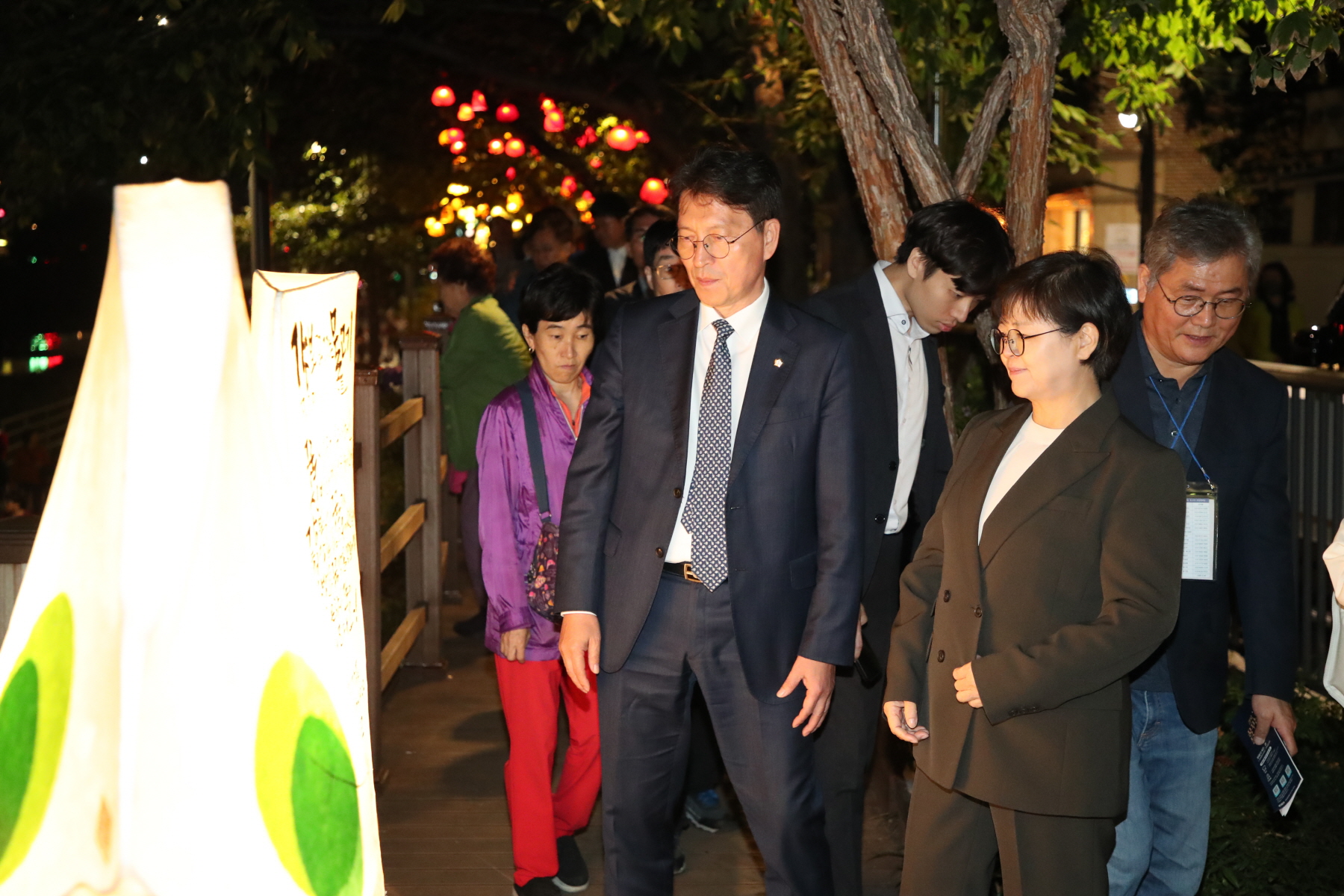 우이천 꿈꾸는 물고기 점등식