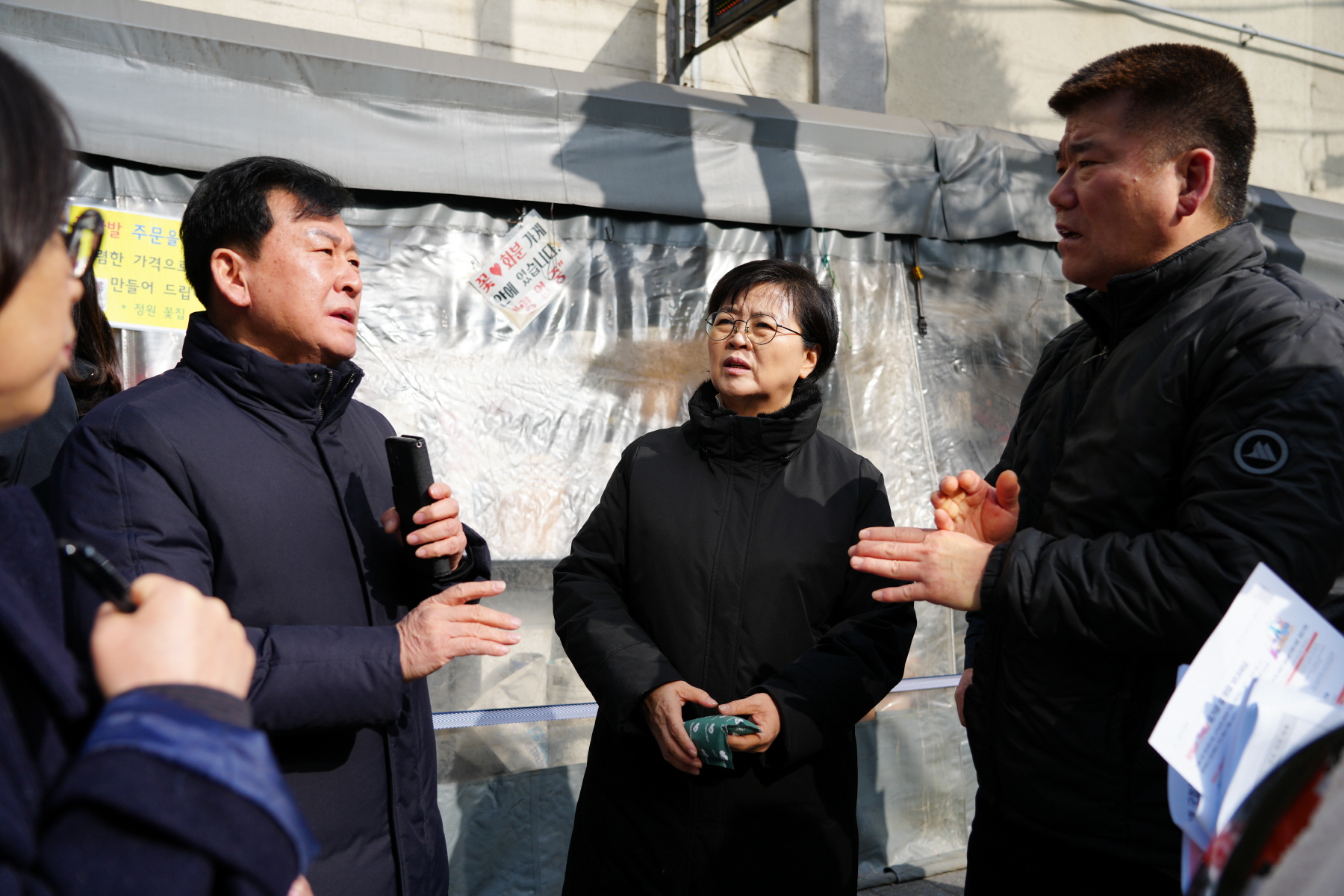 2024년 설 명절 구청장 전통시장 순회 (삼양시장, 솔샘시장)