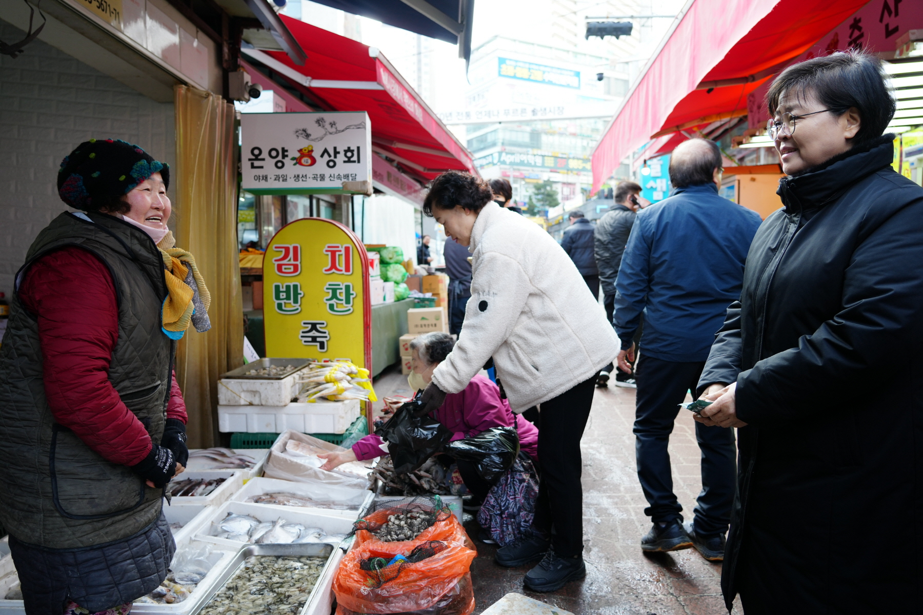 2024년 설 명절 구청장 전통시장 순회 (삼양시장, 솔샘시장)