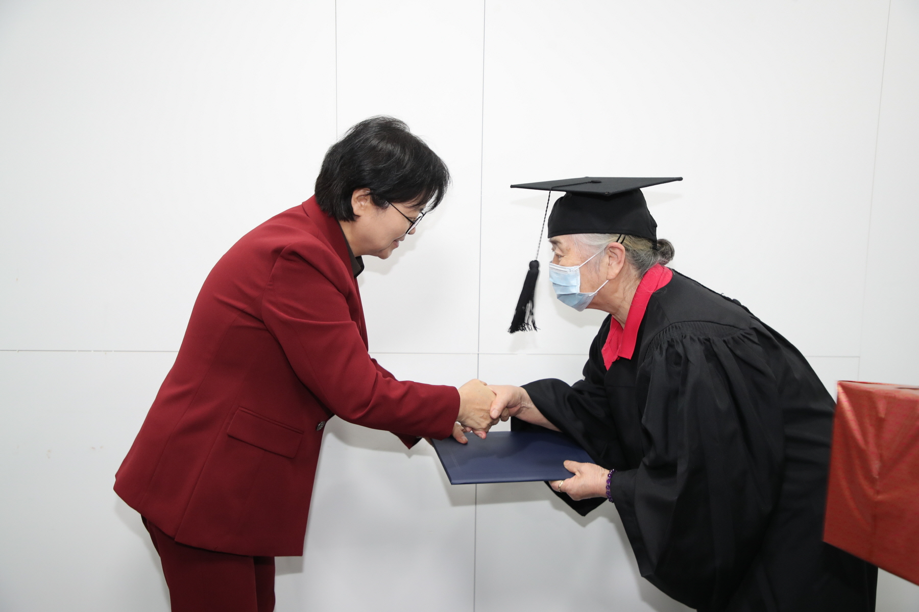장미원골목시장 상인대학 수료식