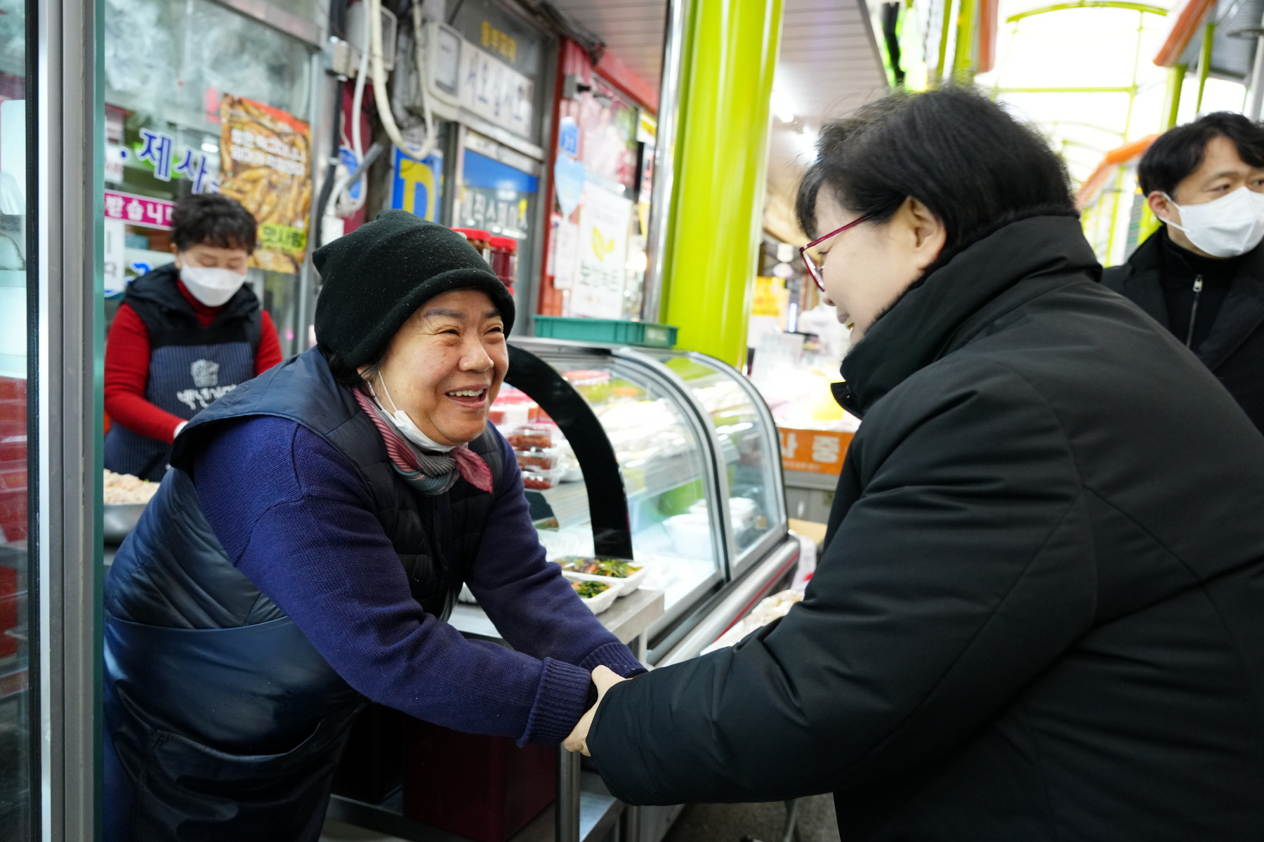 2024년 설 명절 구청장 전통시장 순회 (백년시장, 수유중앙시장)