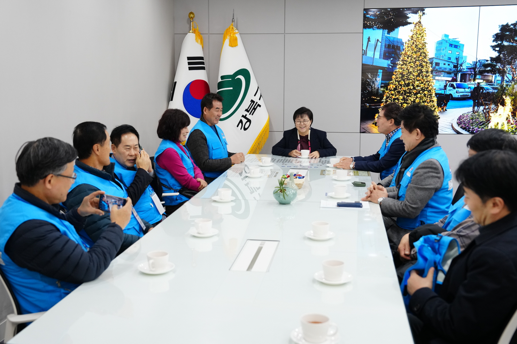 강북패션협회 기부물품 전달식