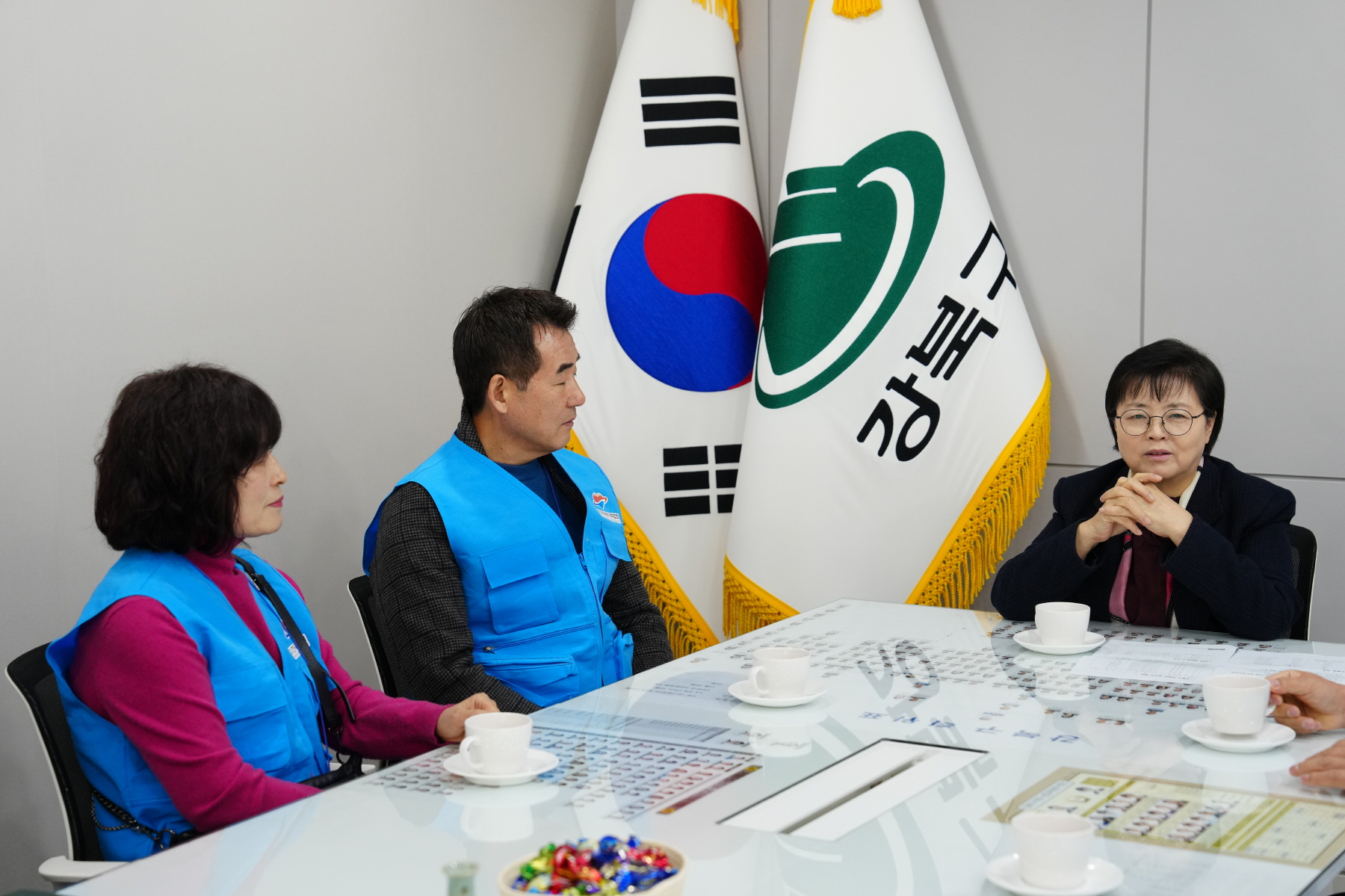 강북패션협회 기부물품 전달식