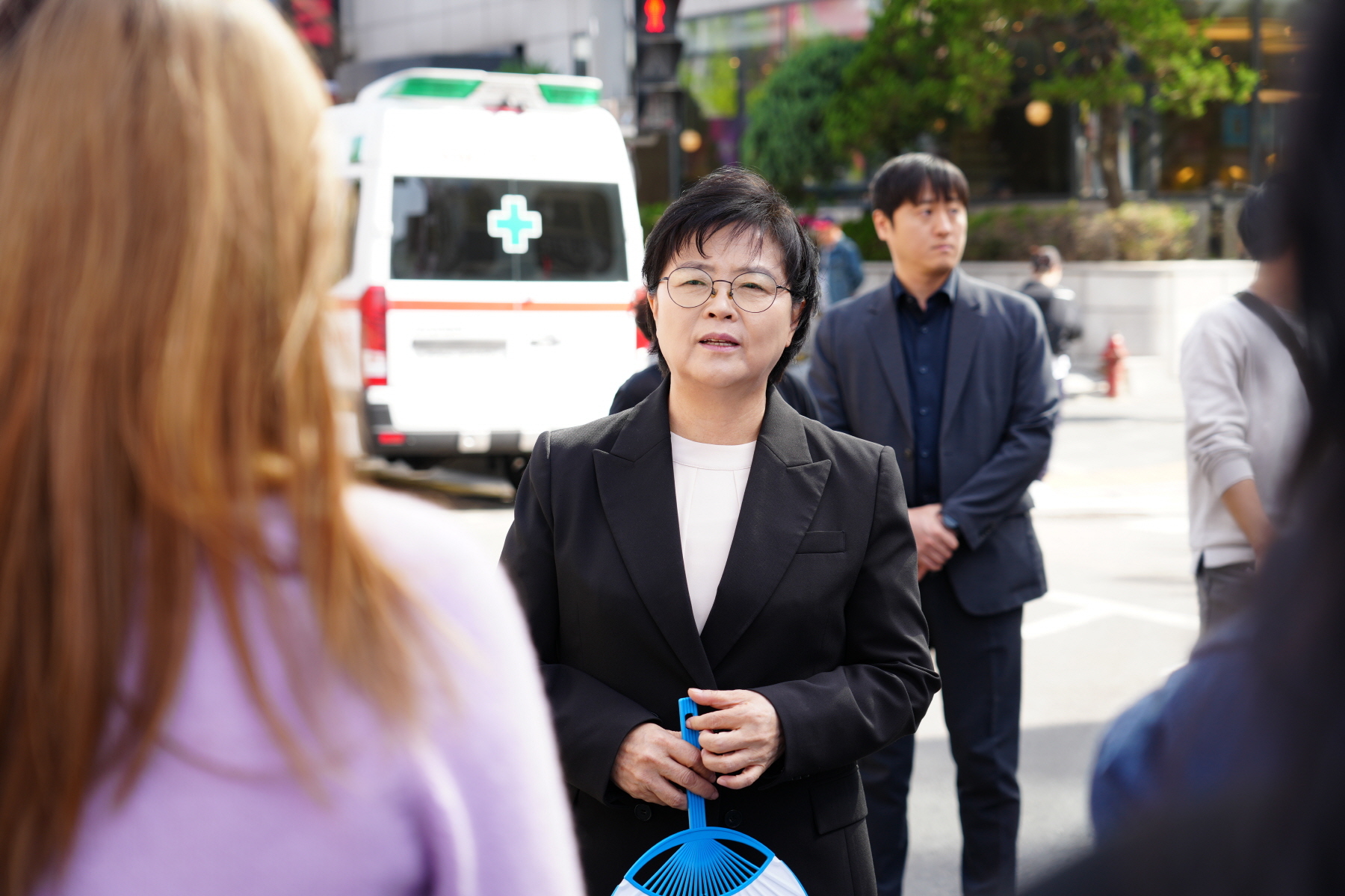 4.19혁명 국민문화제 2024_외국인 탐방단 인사