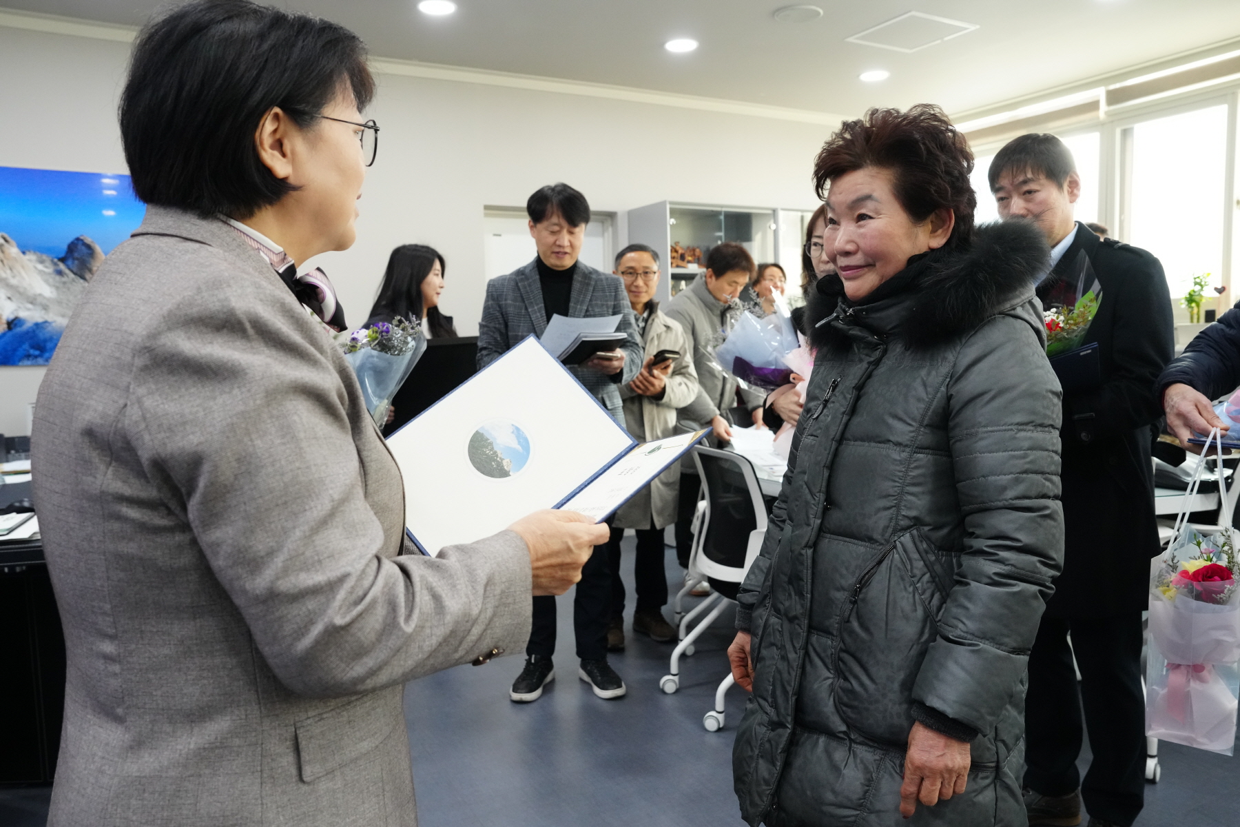 전통시장 활성화 유공자 표창수여식 및 기부금 전달식